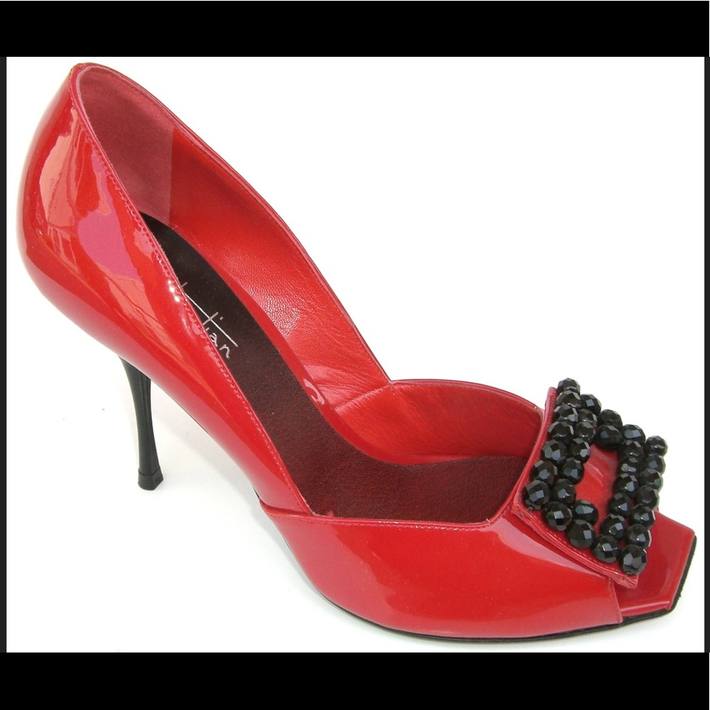Ladies Red patent